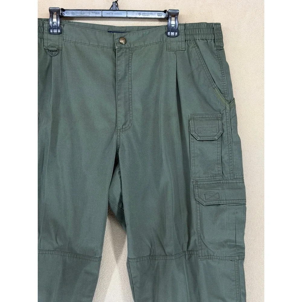 5.11 Tactical Series Men's Cargo Pants Green Waist 40/32 Utility Work‎ Pants
